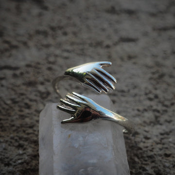 friendship sterling silver ring