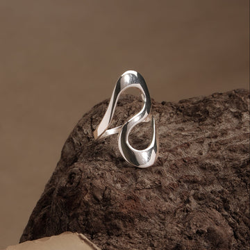 Infinite silver ring