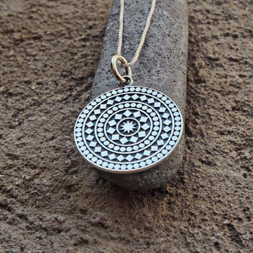Bloom Charm silver necklace