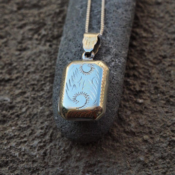 Enchanted Garden silver necklace