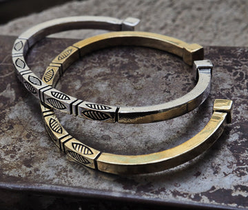 Kangto brass adjustable cuff bracelet