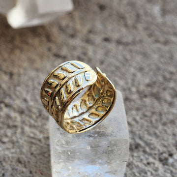 Aphrodite gold plated ear cuff