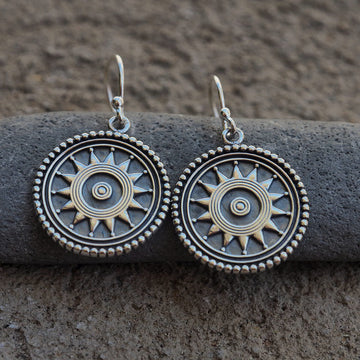Totem Tales Silver earrings