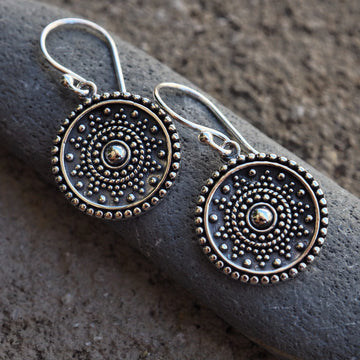 Mystic Mirage Silver earrings