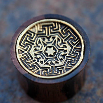 maya wooden ear plugs