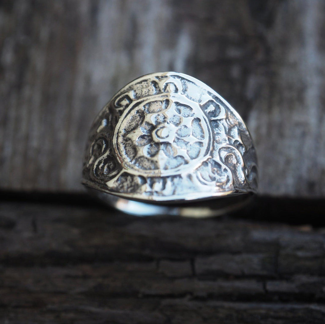 Vintage compos sterling silver ring-ring-Magnetica