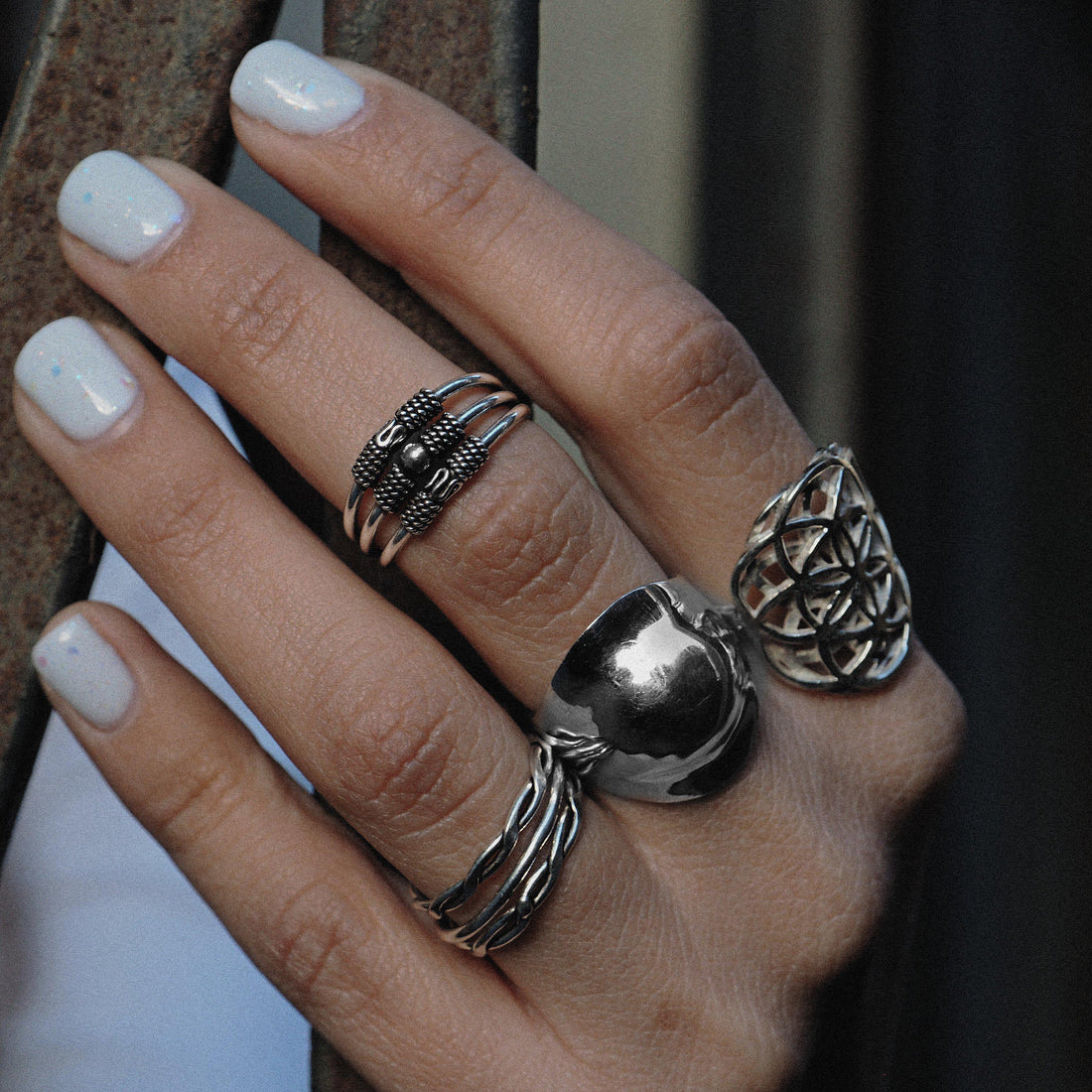 Vintage queen sterling silver ring-ring-Magnetica