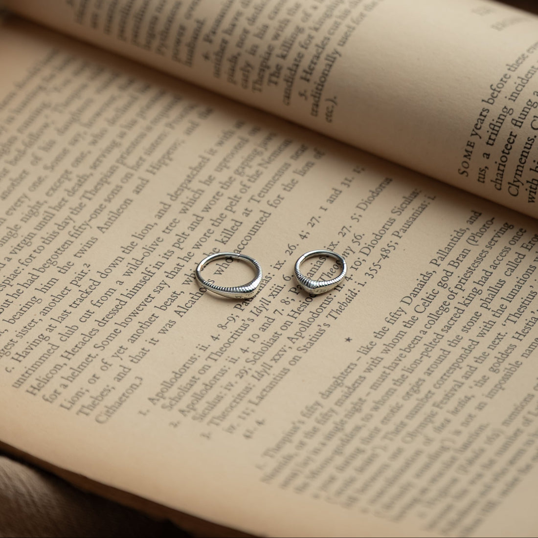 volt titanium silver piercing ring