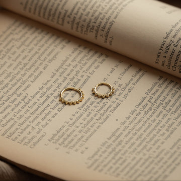 lume titanium gold piercing ring