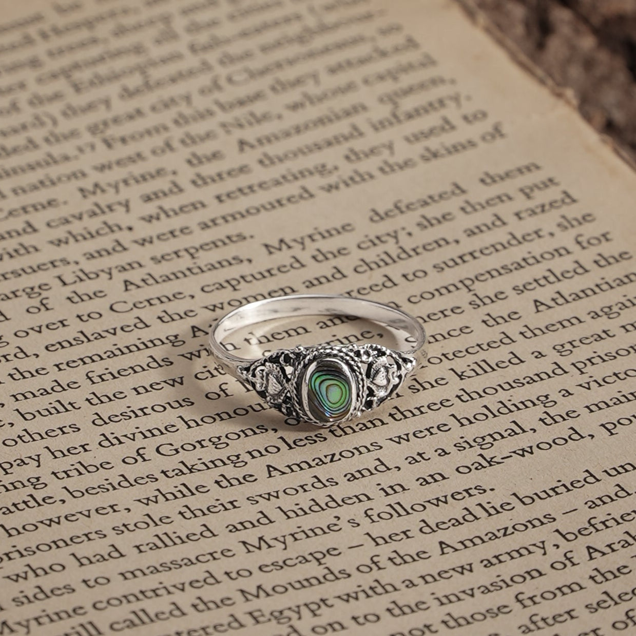 renaissance sterling silver ring