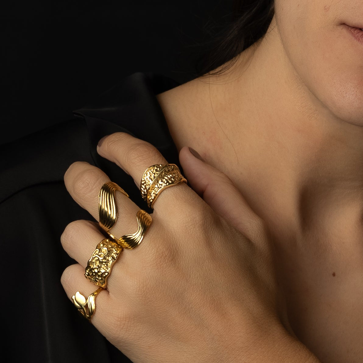 Embera gold ring - Magnetica