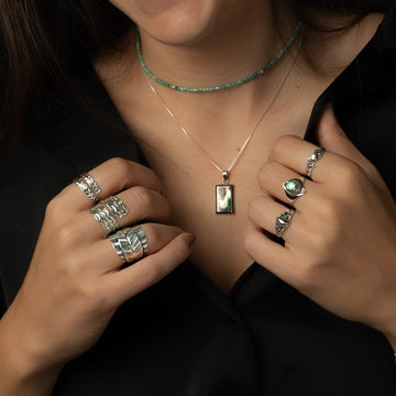 Ravenna silver ring - Magnetica