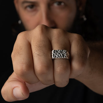 Blaze silver ring - Magnetica