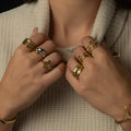 Ember gold ring - Magnetica