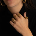 Ember gold ring - Magnetica