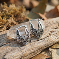 עגילי חישוק כסף naomi - Magnetica Jewelry