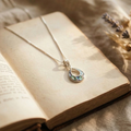 oracle charm silver necklace - Magnetica