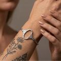 halo silver bracelet - Magnetica