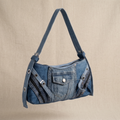 Upcycling תיק כתף ג'ינס בעיצוב - Magnetica