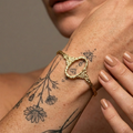halo gold bracelet - Magnetica