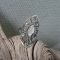 forest pearl silver ring - Magnetica