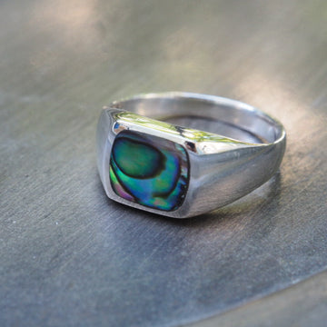 Solace silver ring