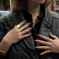 Hive gold ring - Magnetica