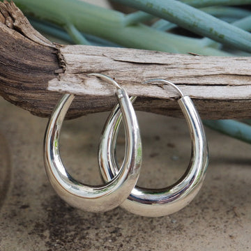 Silva Silver hoop earrings