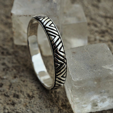 Kilimanjaro sterling silver ring