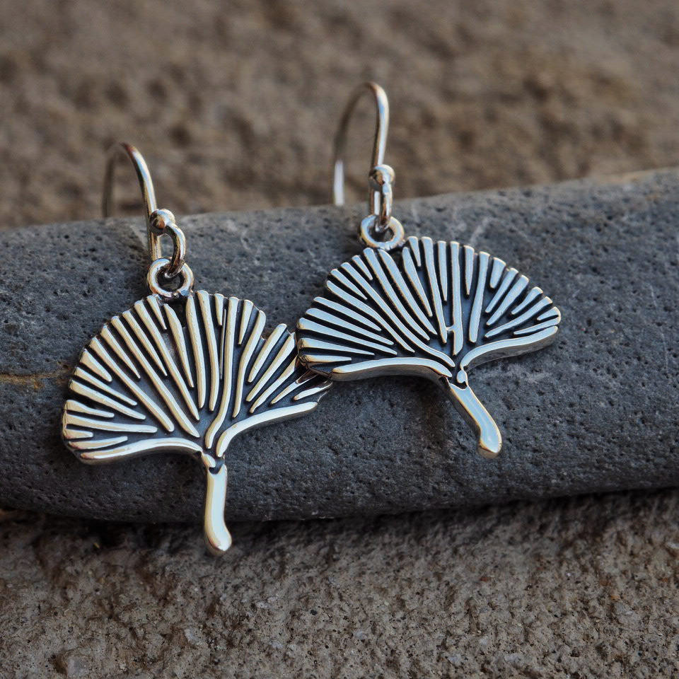 Leaf Love Silver earrings