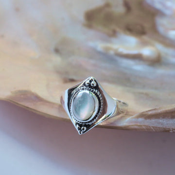 Nara pearl silver ring - Magnetica