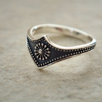 Saga silver ring - Magnetica