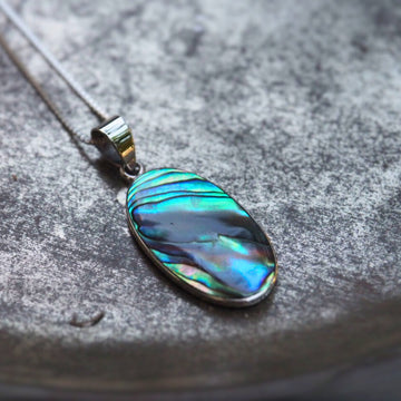 mono silver necklace