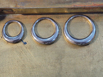 aura titanium silver piercing ring