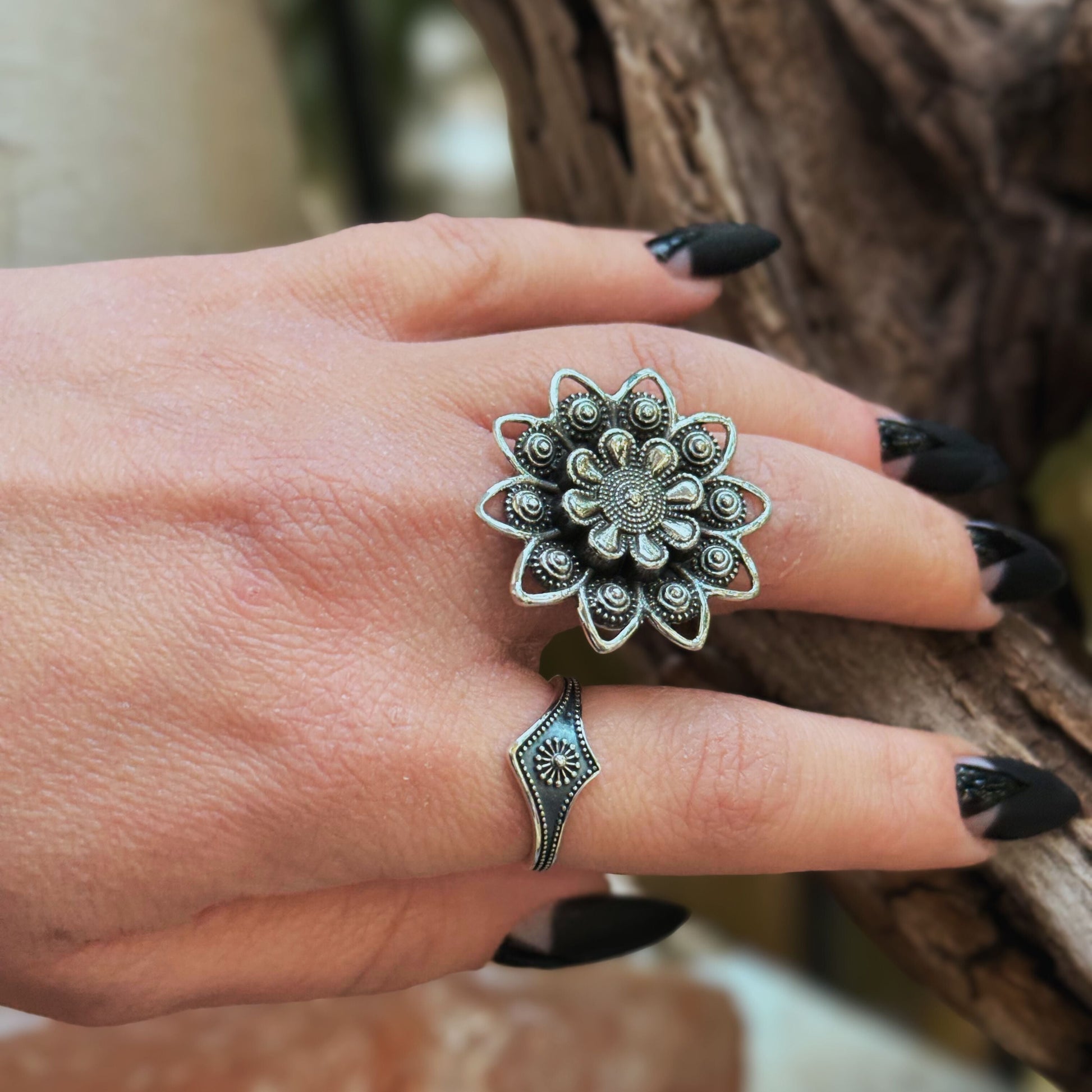 Saga silver ring - Magnetica