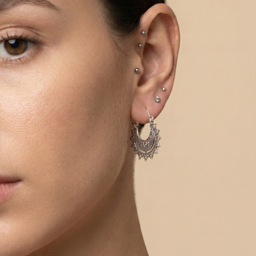 Nara Silver earrings