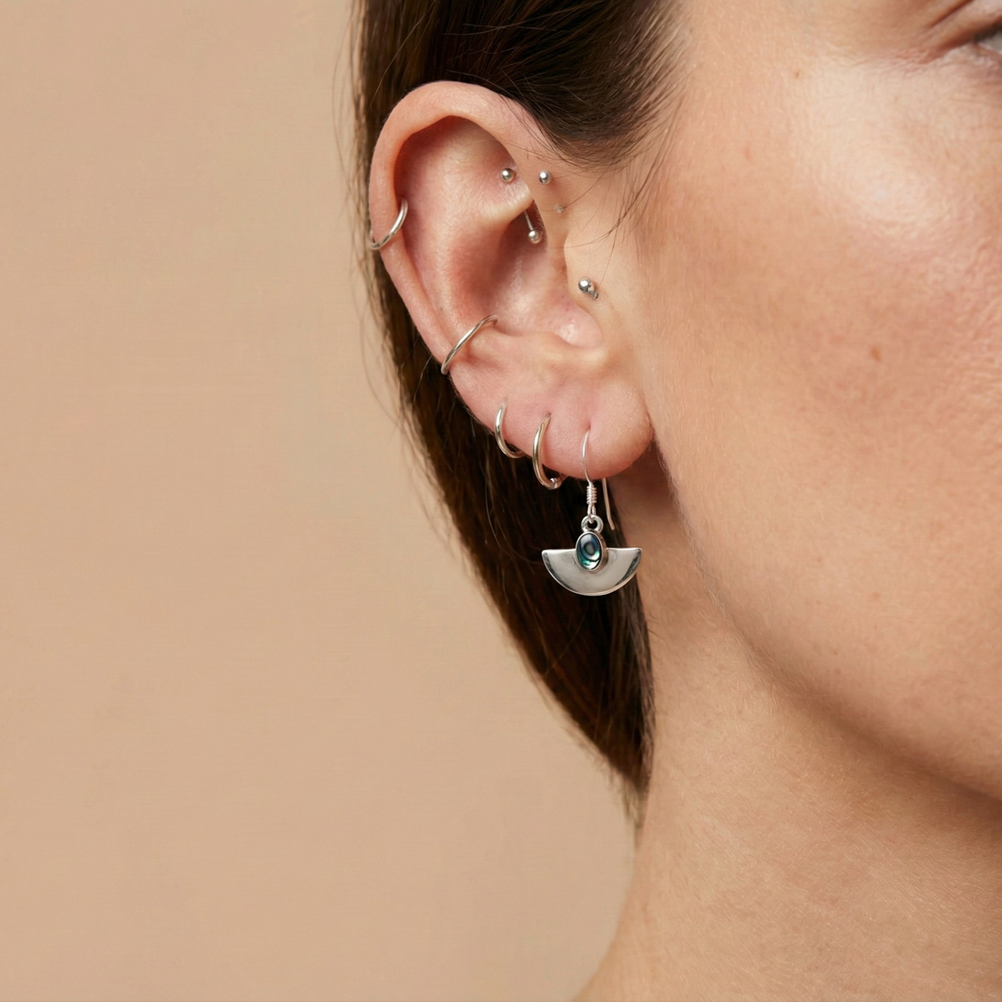 Grace Silver earrings