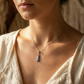 rock silver necklace - Magnetica