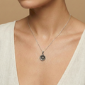 Orchid Twilight silver necklace - Magnetica