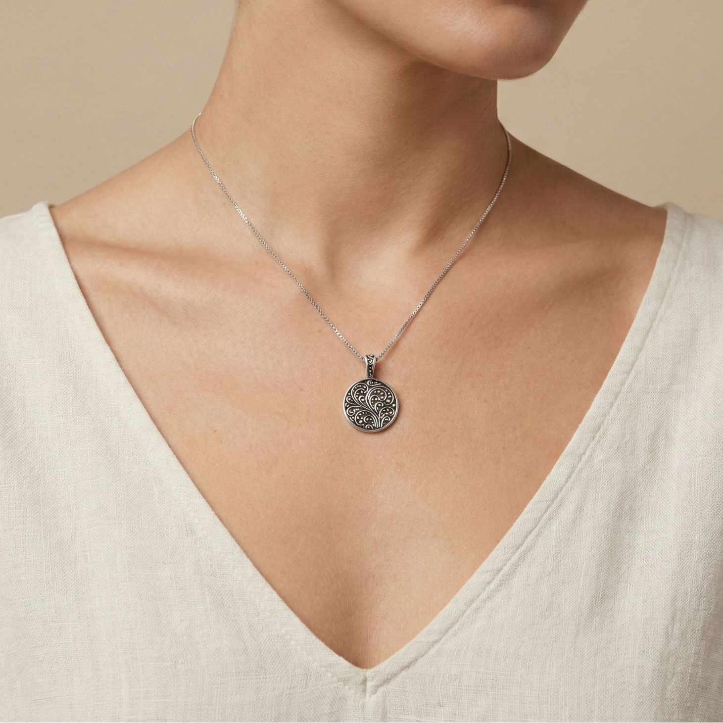 Blossom Dew silver necklace - Magnetica