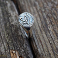 Eye of Ra sterling silver ring-ring-Magnetica