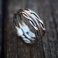 Layers sterling silver ring-ring-Magnetica