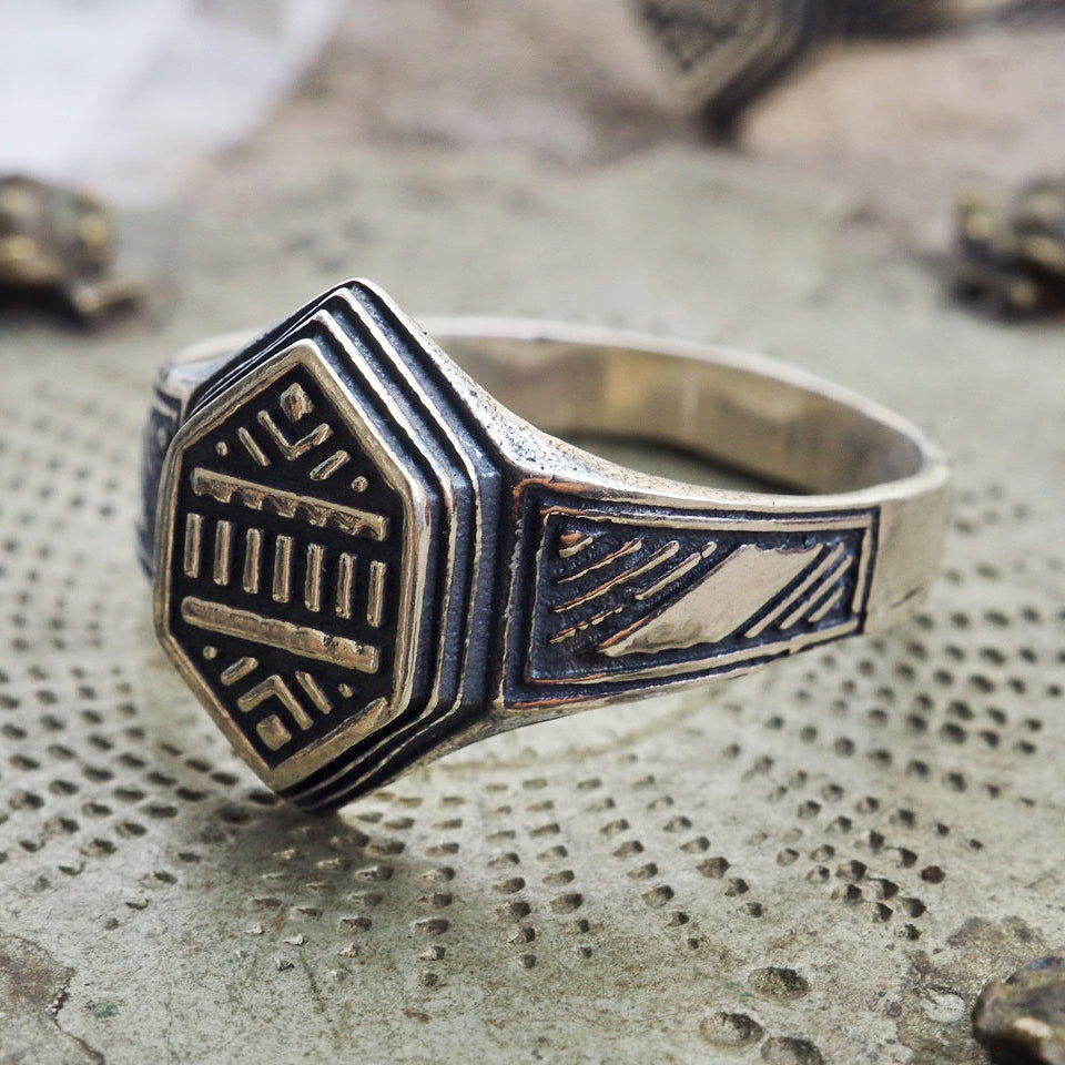 Tuareg sterling silver ring