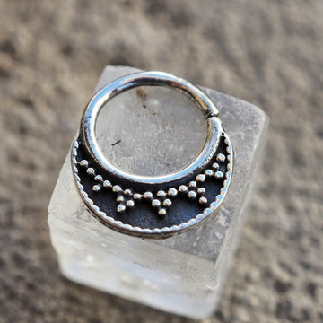 magi silver piercing ring