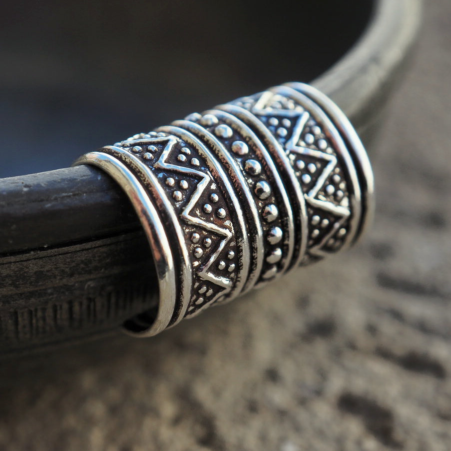 temple silver ear cuff