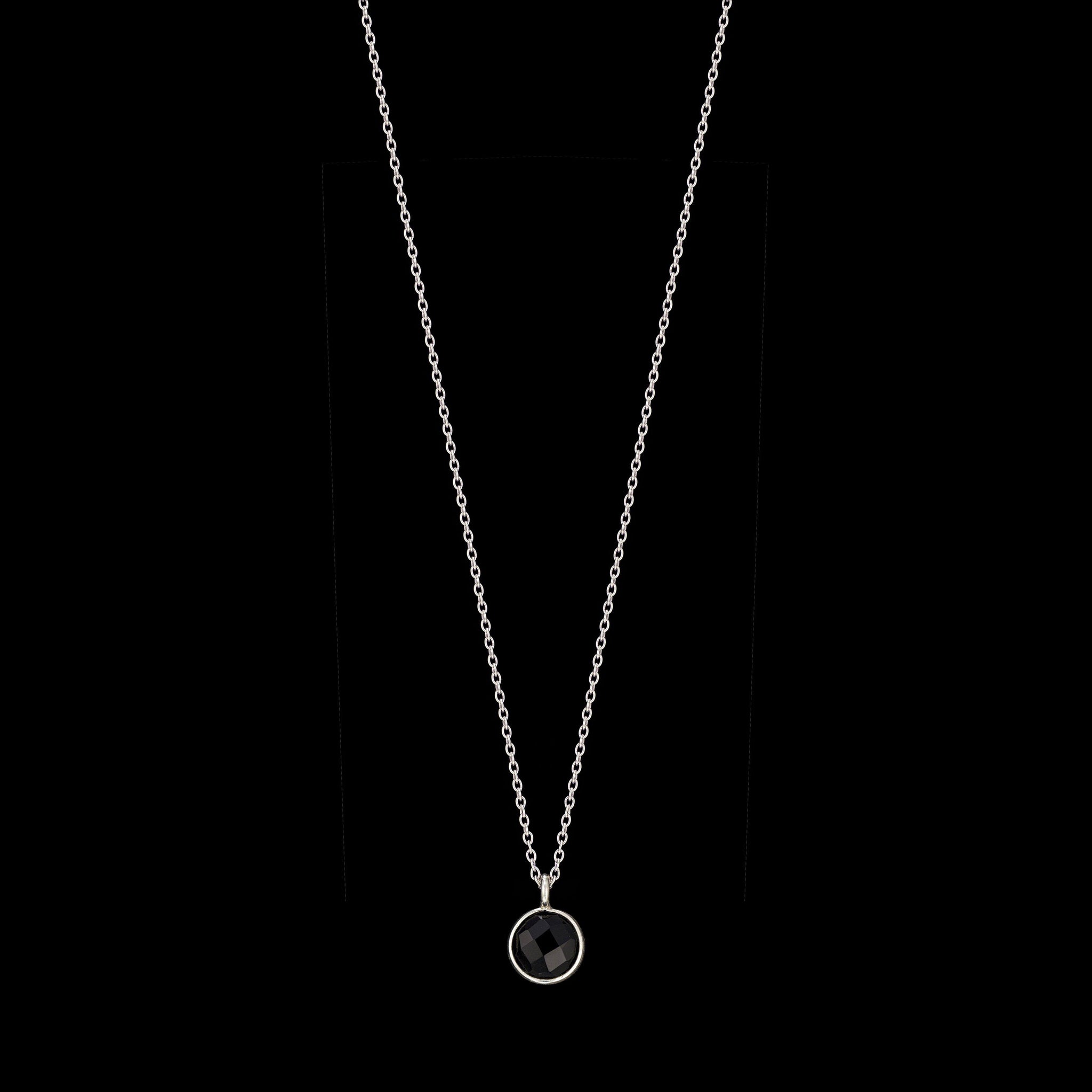 Onyx delicate gold&silver necklace-necklace-Magnetica