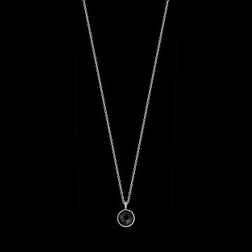 Onyx delicate gold&silver necklace-necklace-Magnetica