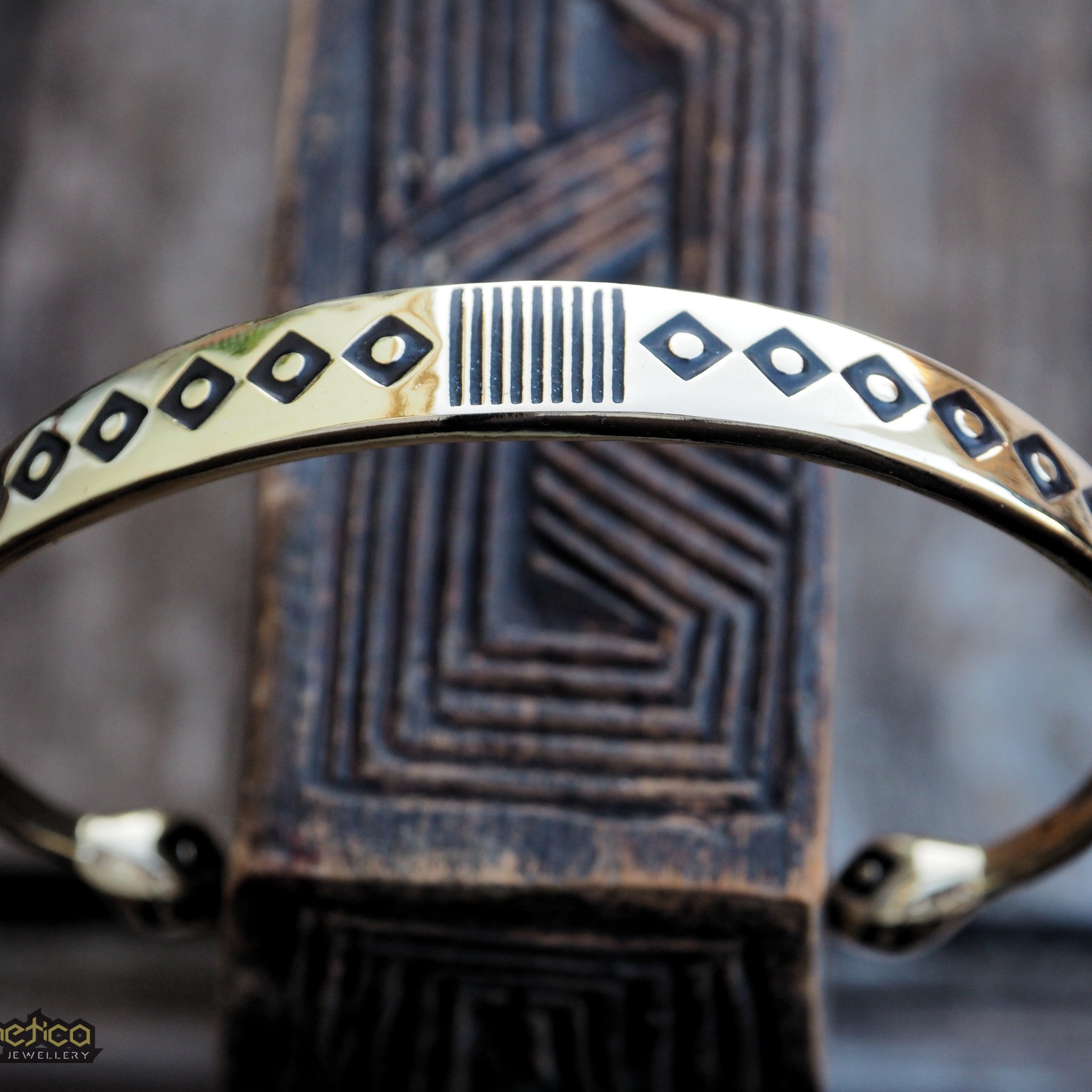 sahara brass adjustable cuff bracelet