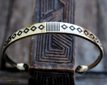 sahara brass adjustable cuff bracelet