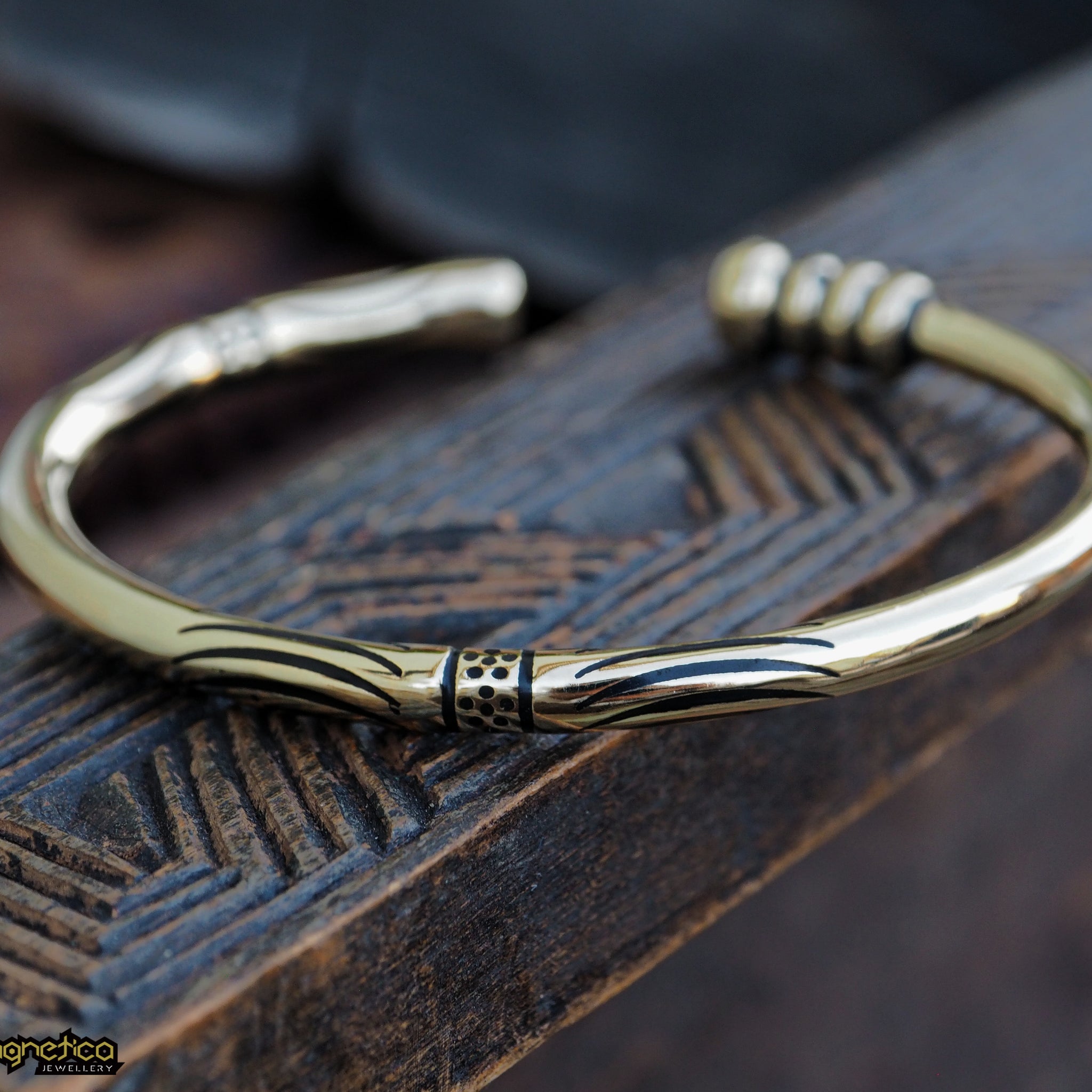 sahara brass adjustable cuff bracelet